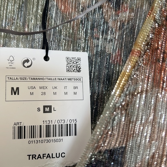 Zara Trafaluc evening dress, size M, new with tag - Picture 2 of 7